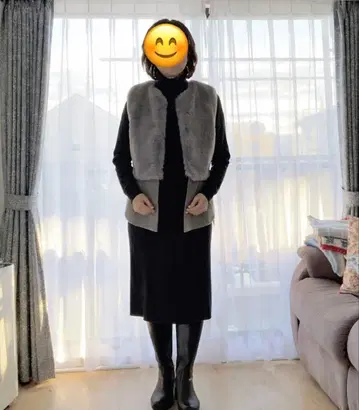 그레이 퍼 베스트 베스트 M~L 사이즈