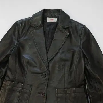 새상품급 VAN LADIES 밴자켓 여성용 가죽 자켓 L