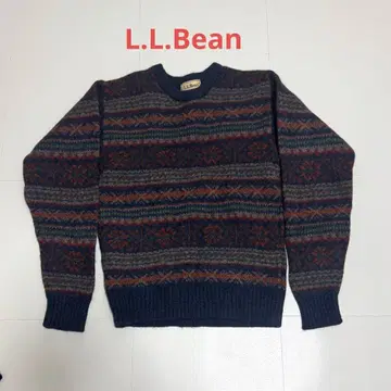 L.L.Bean 울 노르딕 무늬 스웨터 s