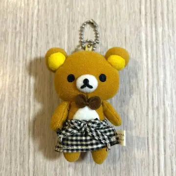 리락쿠마 초콜릿 & 커피 마스코트 볼체인 키링