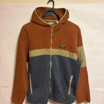 L.L.Bean 플리스 자켓 남성용 LG 브라운 네이비
