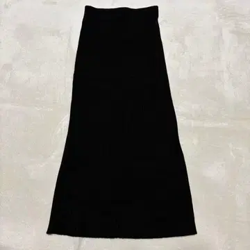 y122318 NOBLE 롱 스커트 블랙 타이트 무지