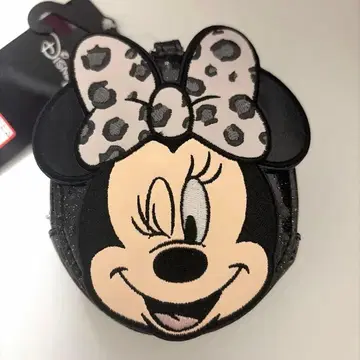 아베일 미니 마우스 파우치 참 레오파드 무늬