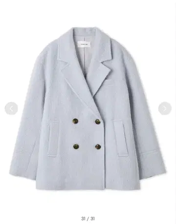 프레이 아이디 오버사이즈 울 샤기 자코트