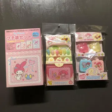 My Melody 프티 봉투 세트 & 도시락 피크, 소스통