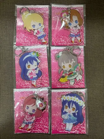 러브 라이브! 빅 키링 6개 세트