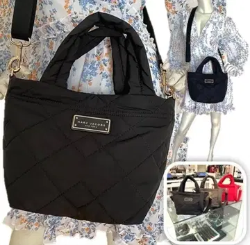 MARC JACOBS 로고 나일론 미니 토트 2WAY 스트랩 포함