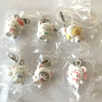 산리오 메지루시 액세서리 포근포근 스노우 컴플리트 세트