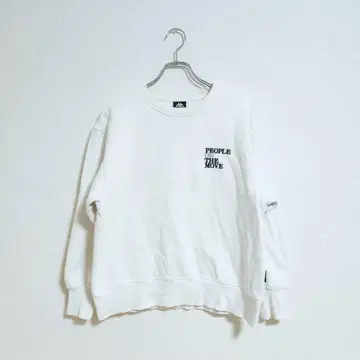 Kappa 맨투맨 M 화이트 로고 따뜻한 가을/겨울 캐주얼 심플