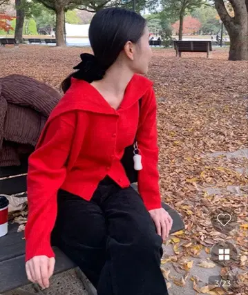 nugu plain 세일러 카라 니트 새상품급