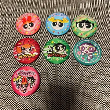 파워퍼프걸스 자수 캔뱃지