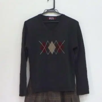 아가일 스웨터 L