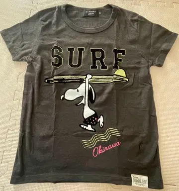 하부박스 스누피 반팔 T셔츠 그레이