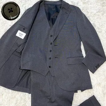 최근 미사용급 매킨토시 트로터 3피스 남성용 워셔블 수트