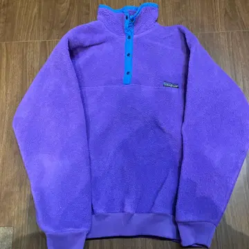 파타고니아 하프 지퍼 플리스 자켓 보라색