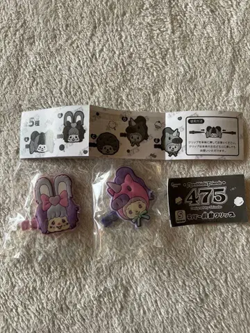 시나코 몬치치 앞머리 클립 캡슐 토이 2개 세트