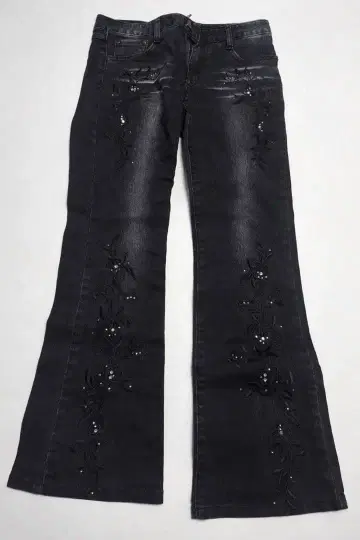 Y2K 플레어 데님