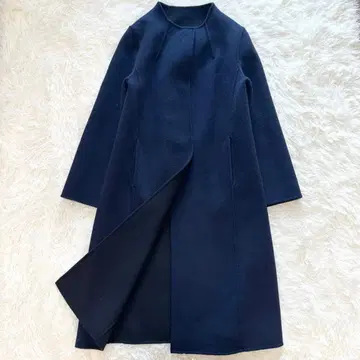 도쿄 소와르 노카라 롱 코트 리버서블 사이즈 S