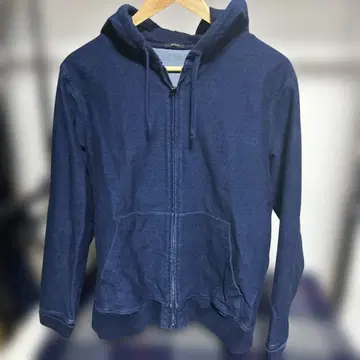 DENHAM 데님 후드티 스트레치 인디고 덴함