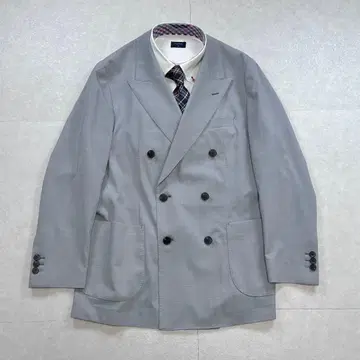 [새상품급] FABRIC TOKYO 더블 테일러드 자켓 아이스 그레이