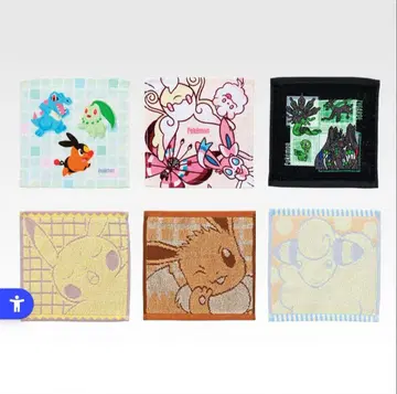 2025 포켓몬 컬렉션 복권 타월 전종 6장 세트