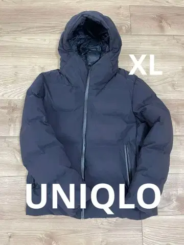연말 할인 UNIQLO 심리스 다운 자켓 XL 블랙