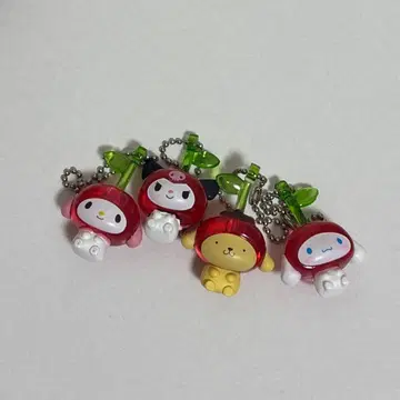 산리오 캐릭터즈 나카요시 체리 스윙 4개 세트