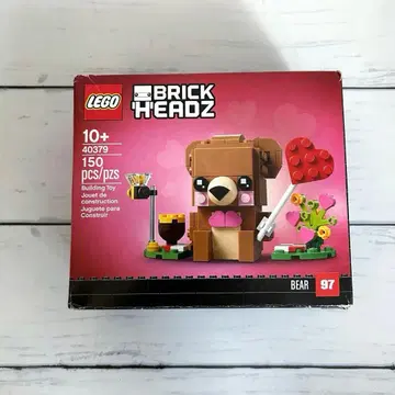 LEGO 레고 브릭헤즈 발렌타인 곰 150피스 40379