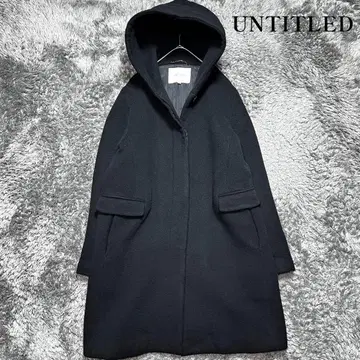 언타이틀 현행 택 후디드 코트 블랙 L 상당 새상품급