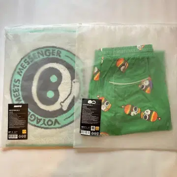 [Wootteo X RJ] 파자마 팬츠 (green)&타월