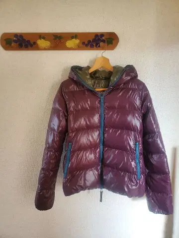 [ 듀베티카 ] 다운 자켓 퍼플&카키 42 사이즈