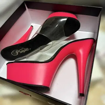 Pleaser 핑크 하이힐 9M 14cm힐