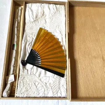 [ 미사용 ] 순수 실크 예복용 학문 문양 오비 장식 천 허리띠 금