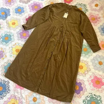 [ 새상품 미사용 ] studio CLIP 긴팔 셔츠 원피스 코듀로이