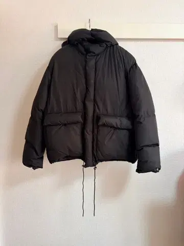 AURALEE 다운 자켓 블랙