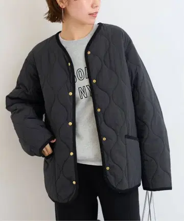 저널 스탠다드 리룸 코쿤 퀼팅 블루종