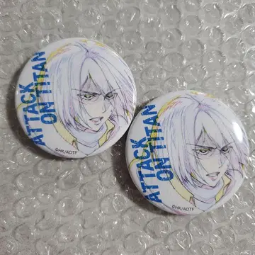 진격의 거인 WIT STUDIO key:prime 캔뱃지 미카사 2개