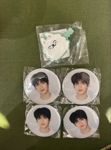 TXT 수빈 용몽 헤어 클립 캔뱃지 캡슐 토이