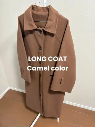 롱 코트 | 카멜색