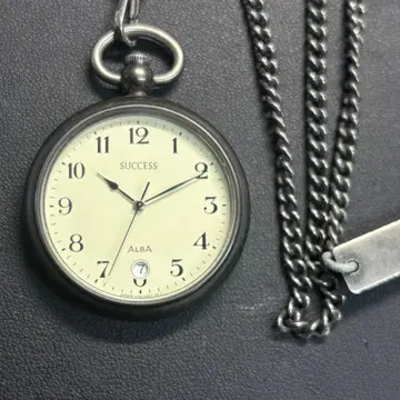 새상품 배터리! 빈티지 ALBA SUCCESS 회중시계 V742