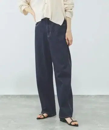 GOOD 데님 배기 팬츠 글로벌 워크