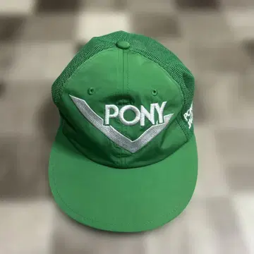 PONYwith JACK BUNNY 그린 메쉬 캡 프리 사이즈 새상품급