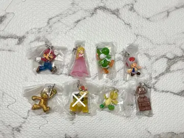 슈퍼 마리오 메지루시 액세서리 2종 전 7개 중 6개 세트