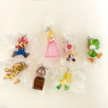 슈퍼 마리오 메지루시 액세서리 2종 전 7개 중 6개 세트