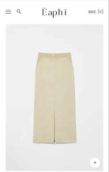 Eaphi TWEED COMBI I LINE SKIRT