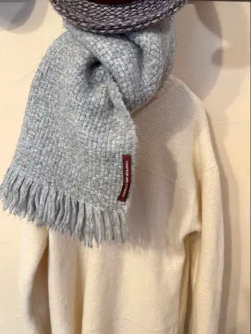 COORDINATE DE TENDANCE 그레이 머플러 대형 숄