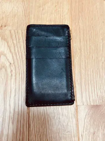 N25 블랙 가죽 카드 케이스 프래그먼트 케이스