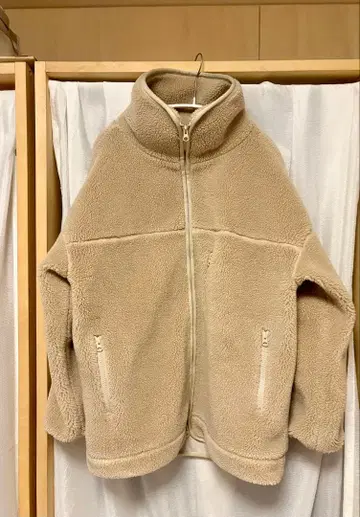 SETENS 보아 코트 풀 집업