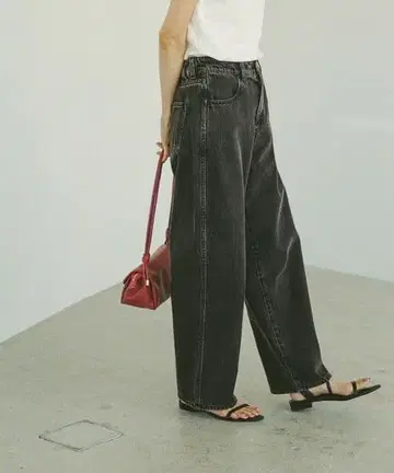 GOOD 데님 배기 팬츠 글로벌 워크