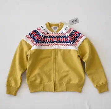 50's Snow pattern Full Zip Sweatshirt